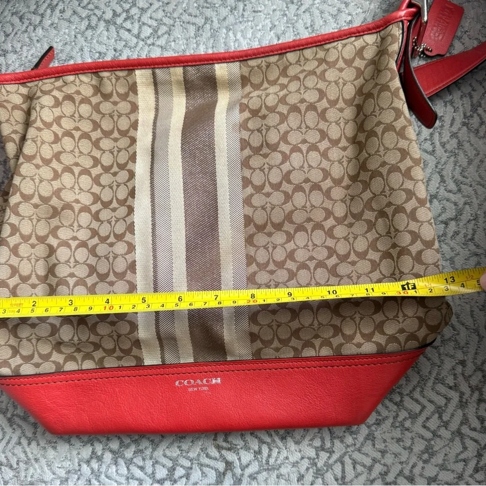 Coach Legacy Signature Stripe Bag